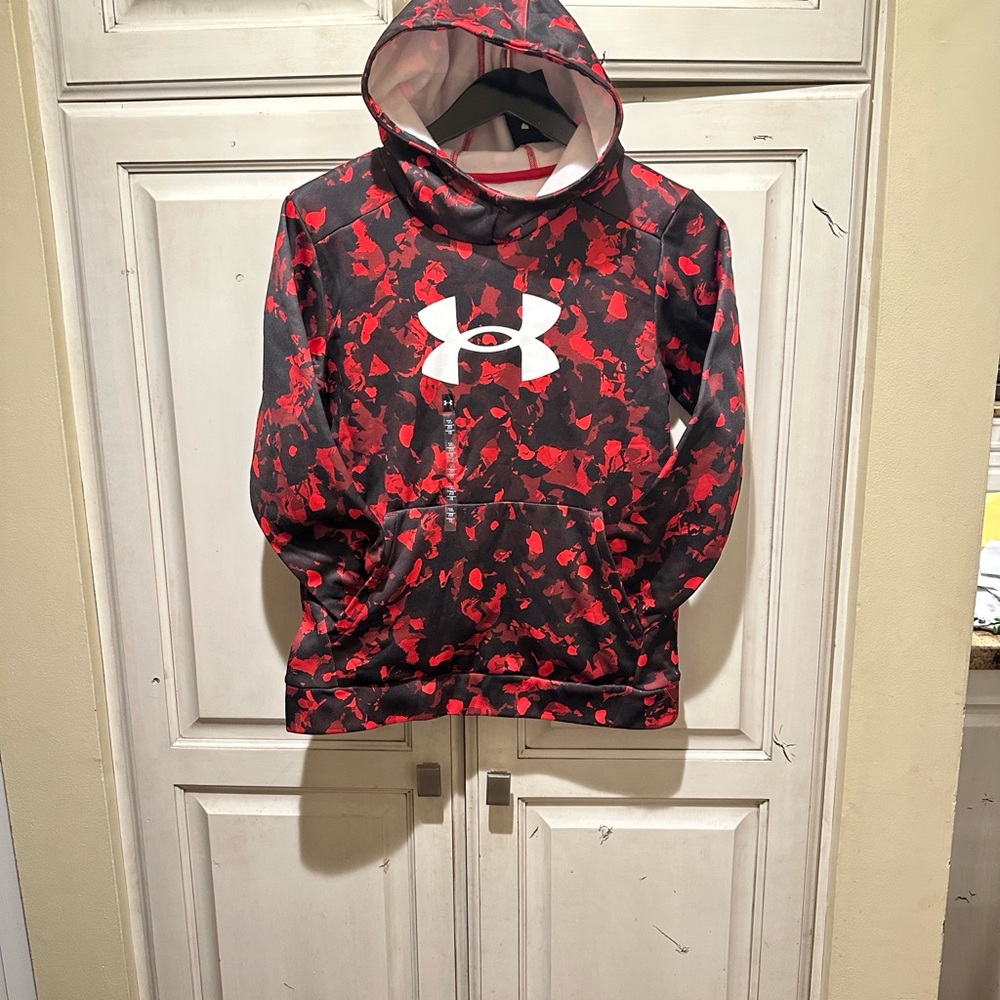 Under Armour Youth Red and Black Jacket | Large and X-Large